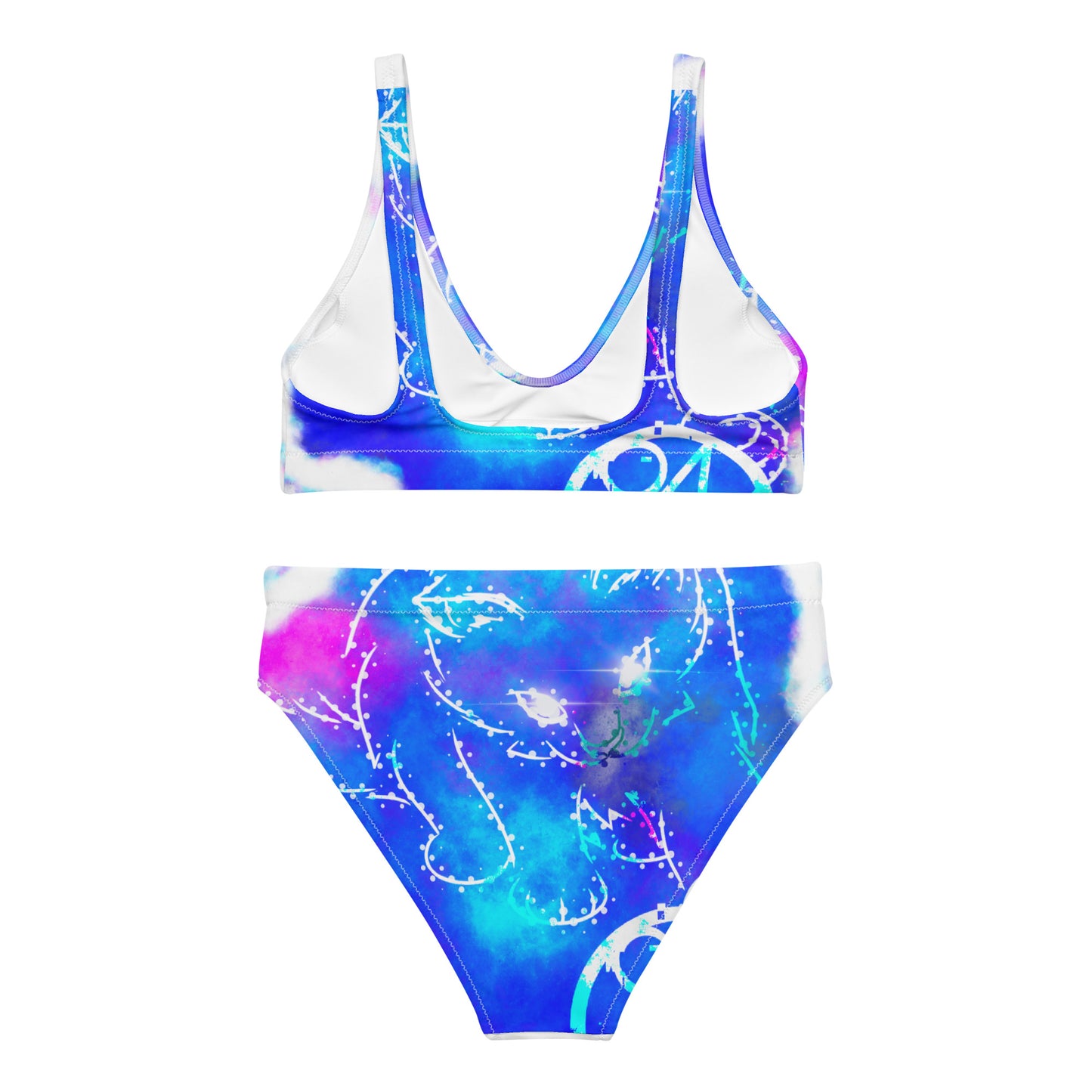 Recycled high-waisted bikini