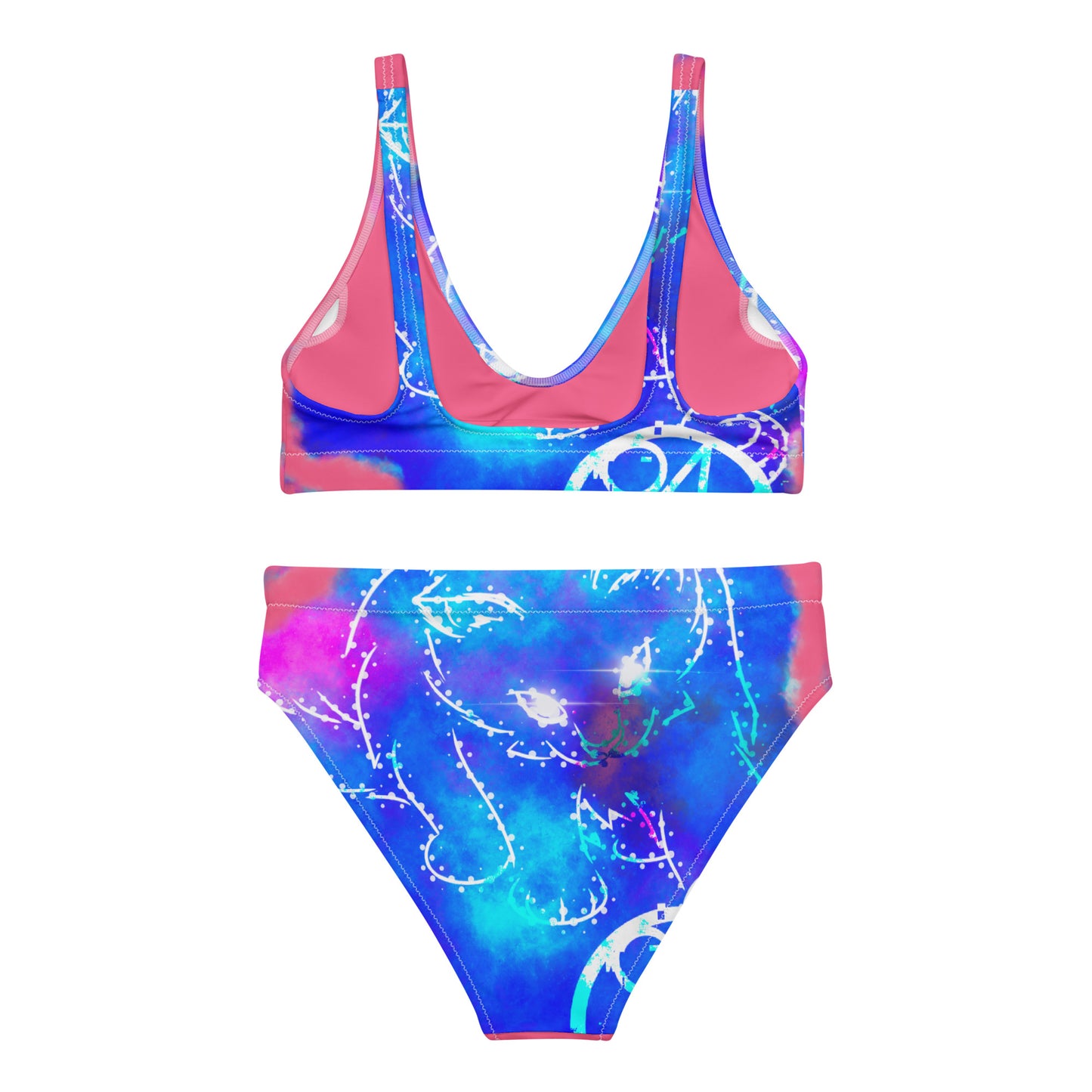 Recycled high-waisted bikini