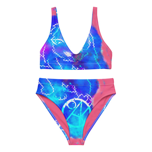 Recycled high-waisted bikini