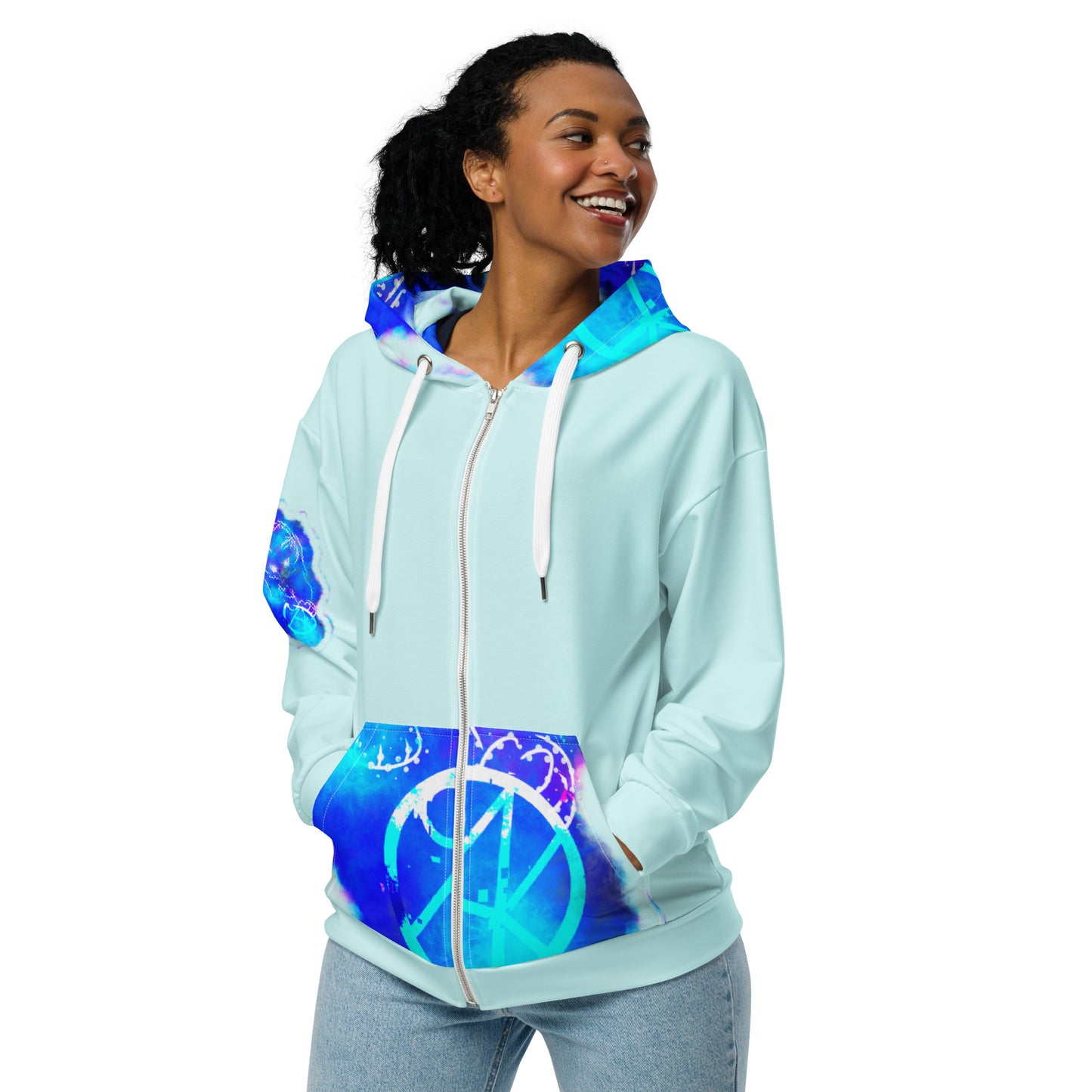 Unisex zip hoodie