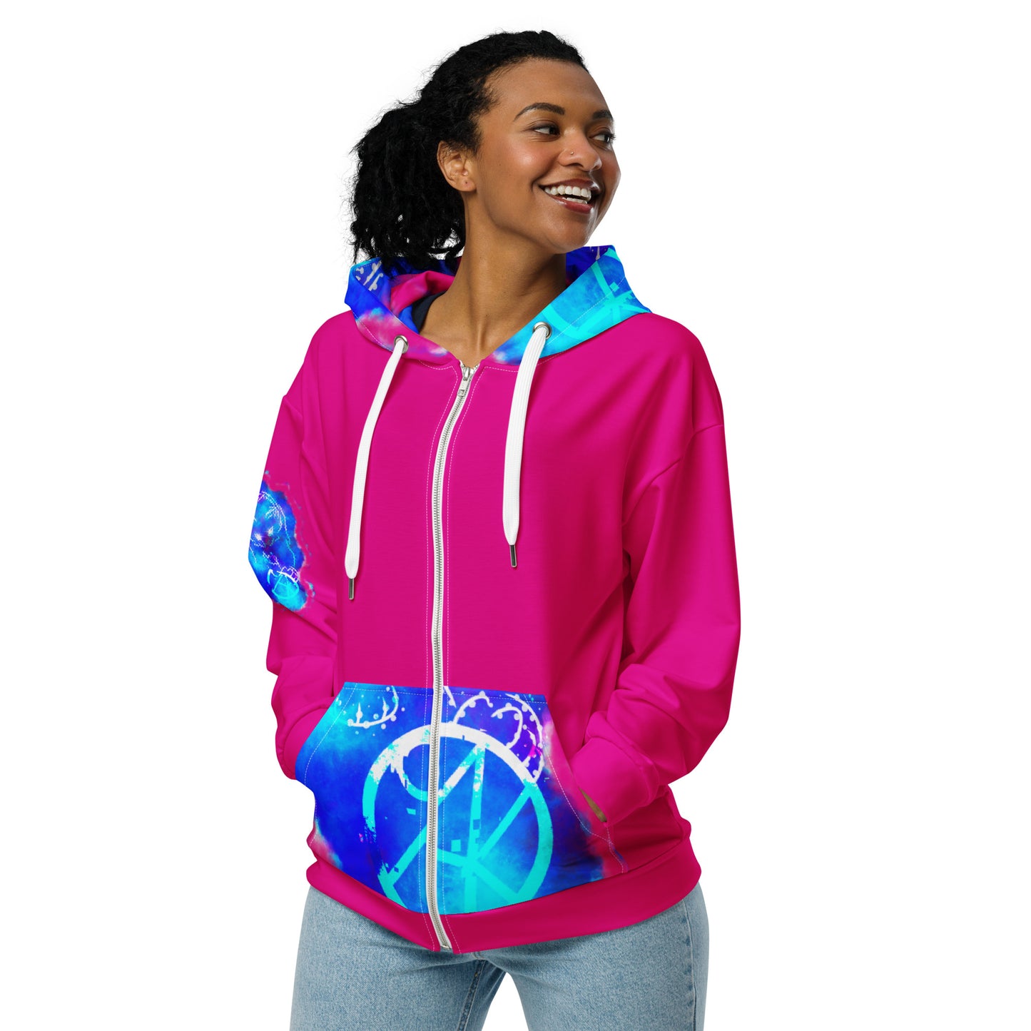 Unisex zip hoodie