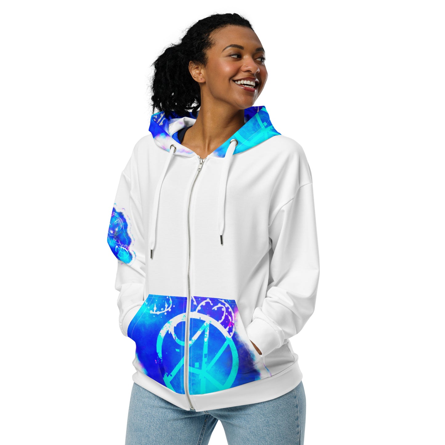 Unisex zip hoodie