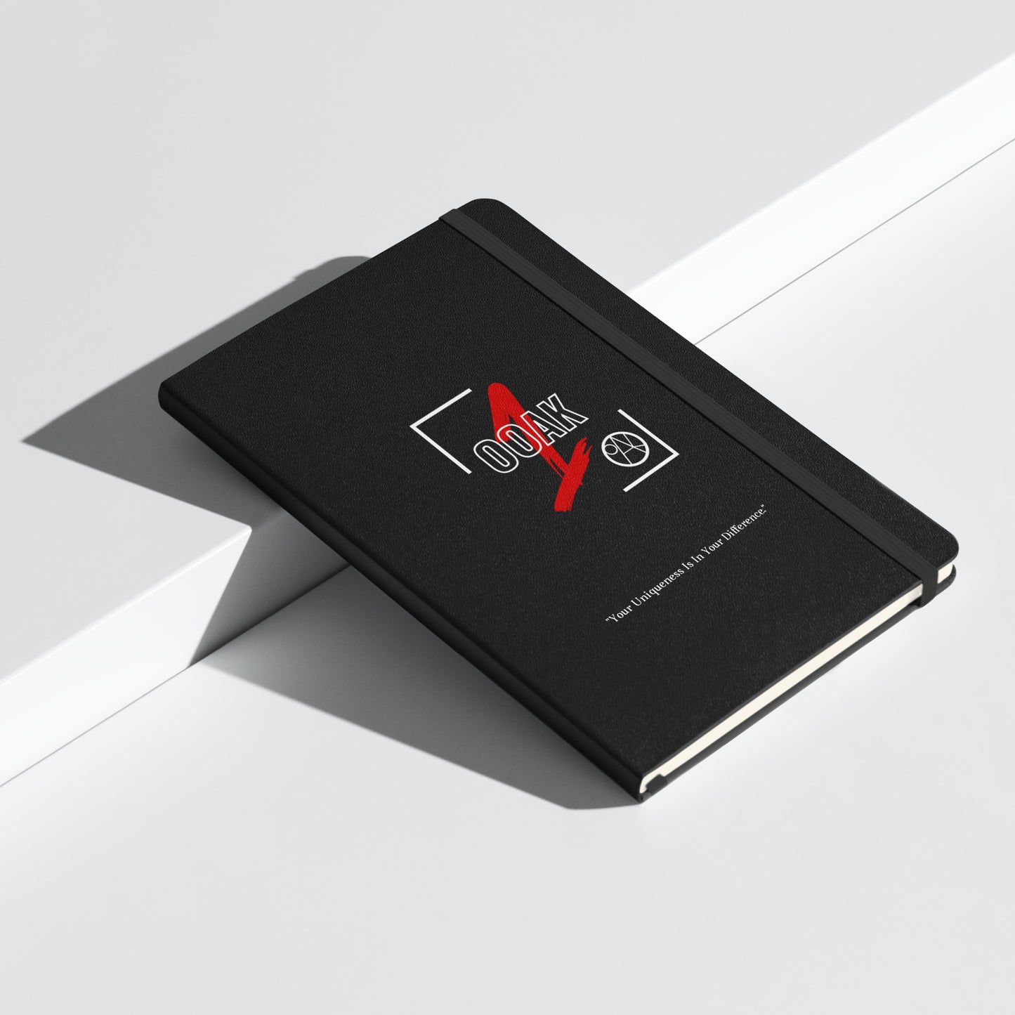 Hardcover bound notebook