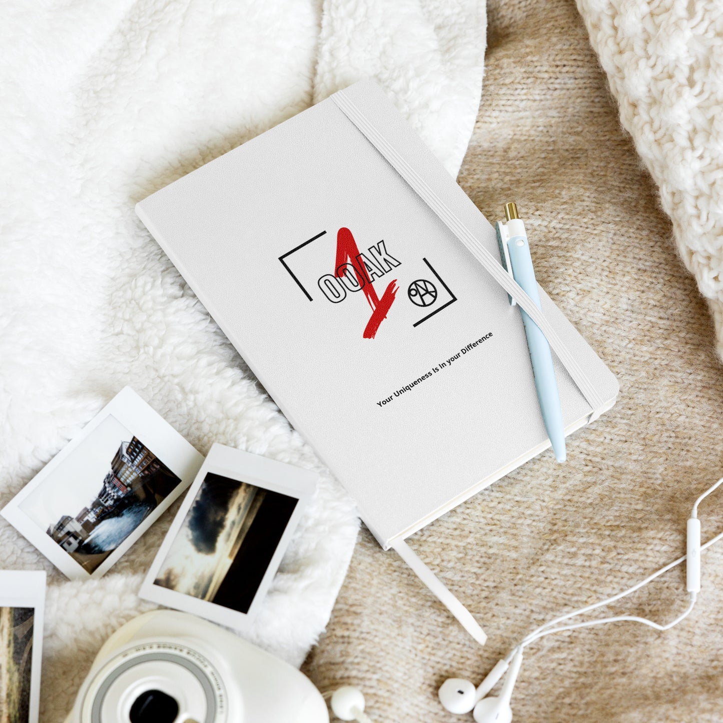 Hardcover bound notebook