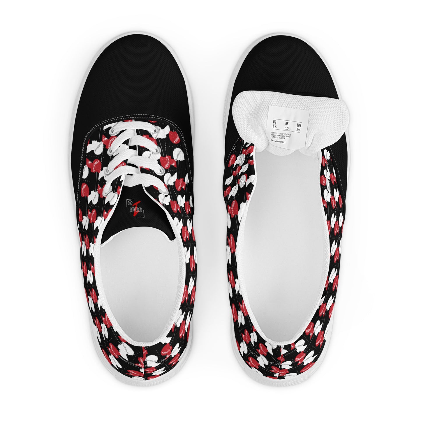 Men’s lace-up canvas shoes