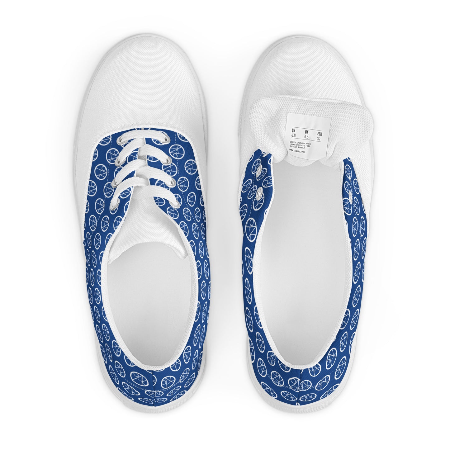 Men’s lace-up canvas shoes