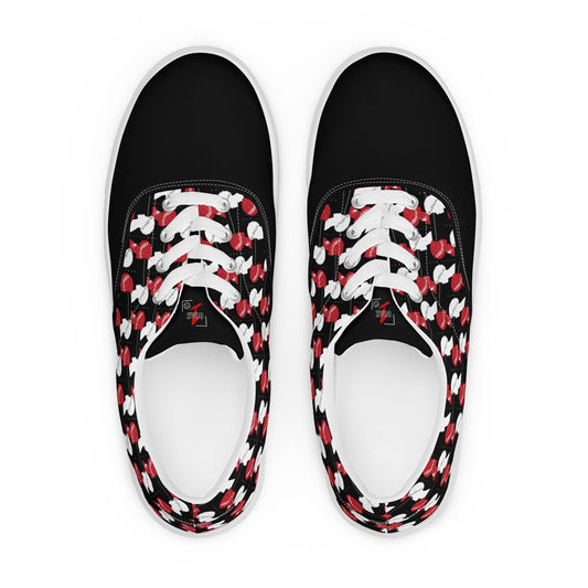 Men’s lace-up canvas shoes