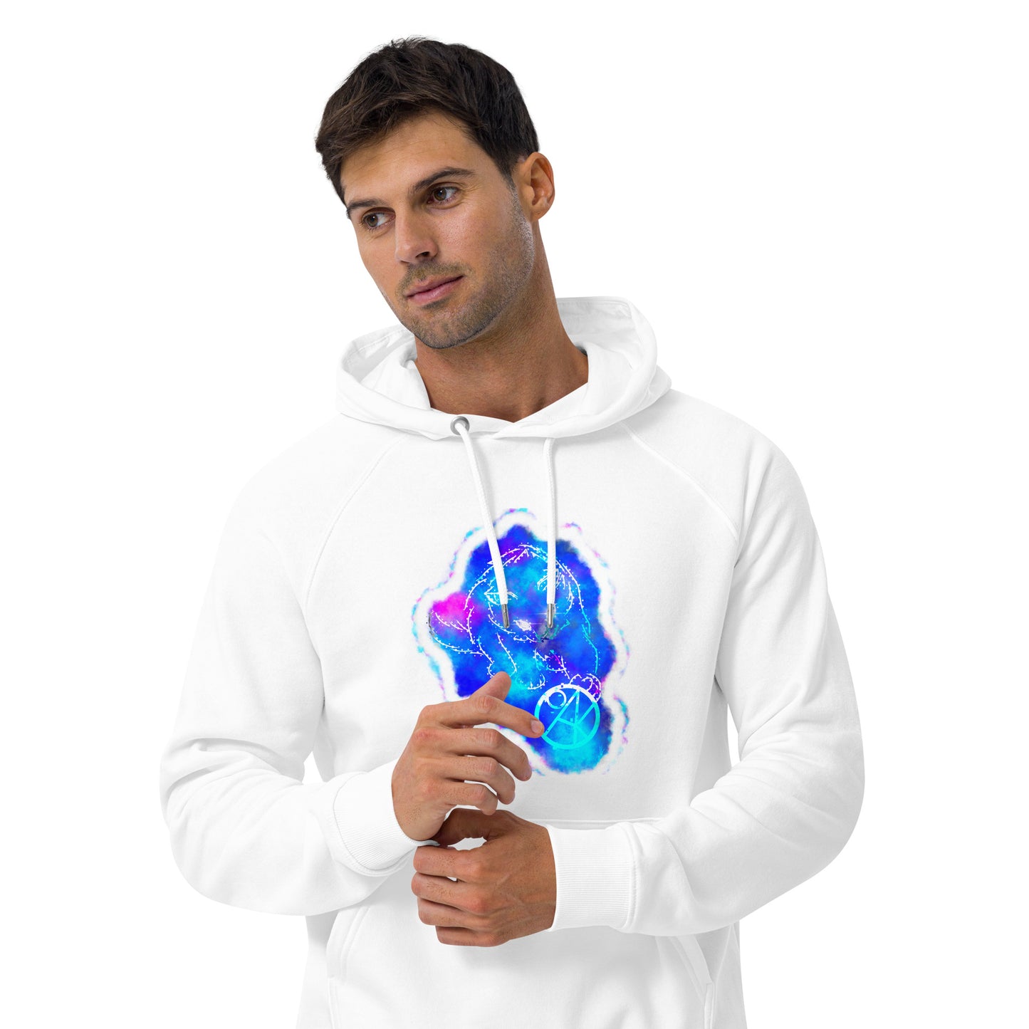 Unisex eco raglan hoodie
