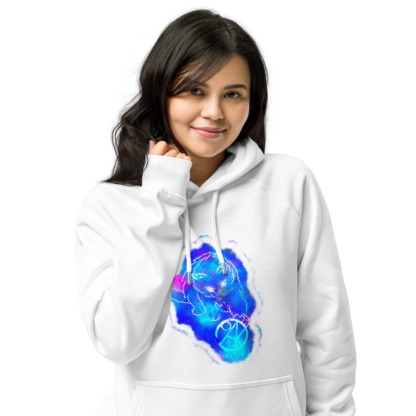 Unisex eco raglan hoodie