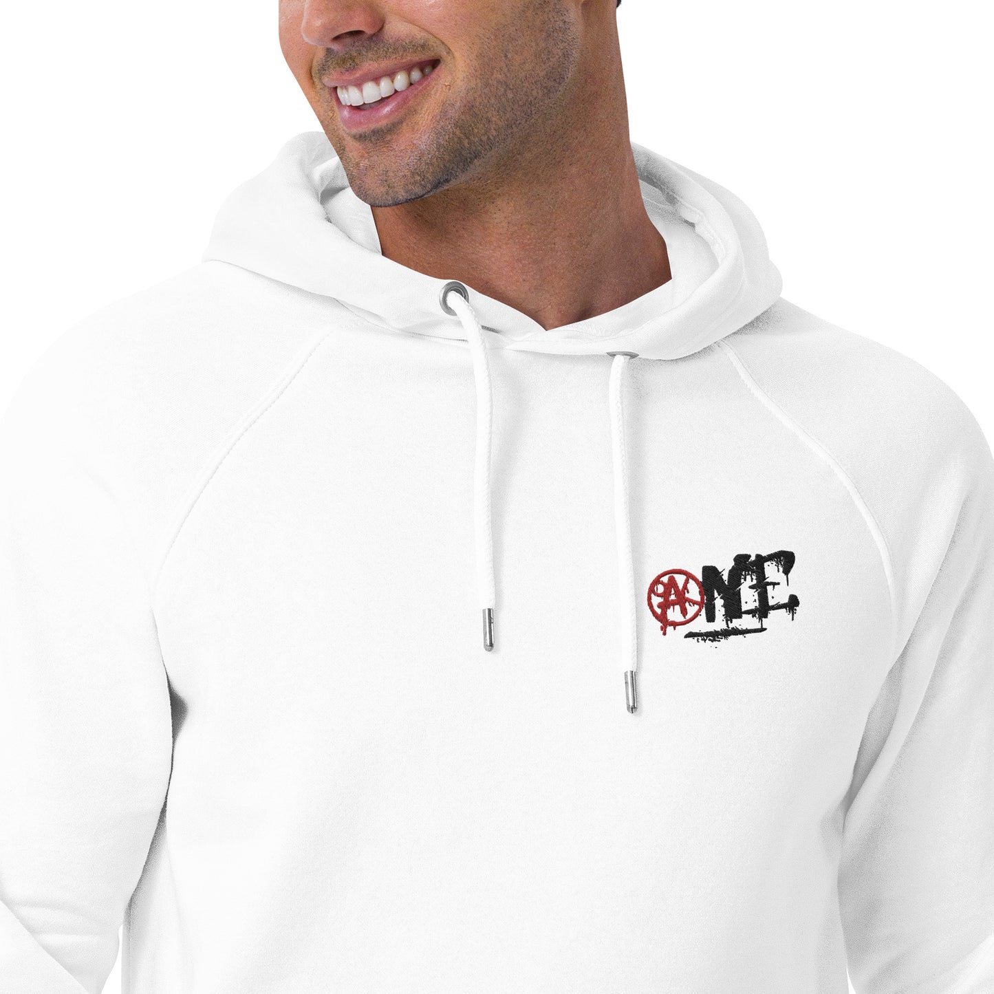 Unisex eco raglan hoodie