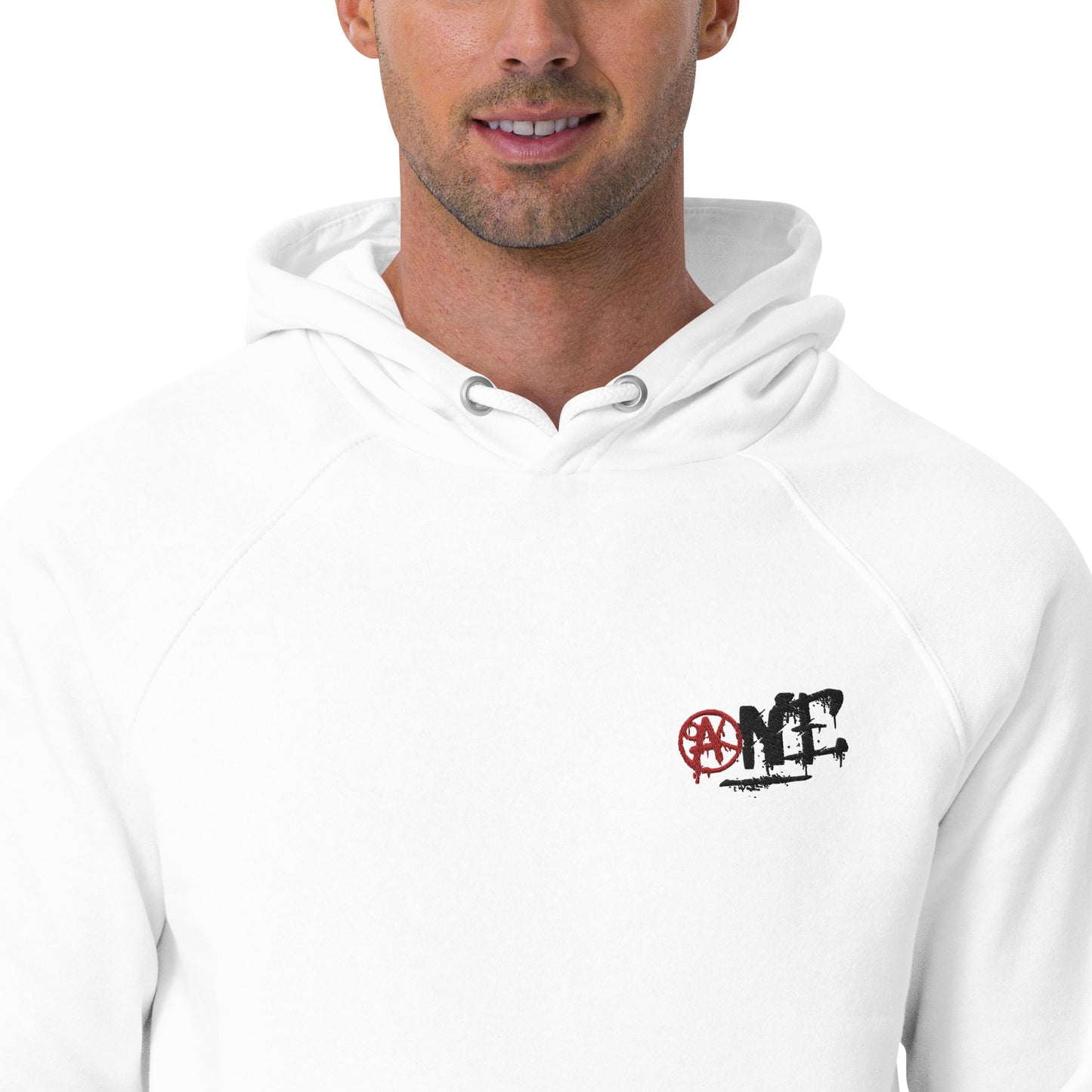 Unisex eco raglan hoodie
