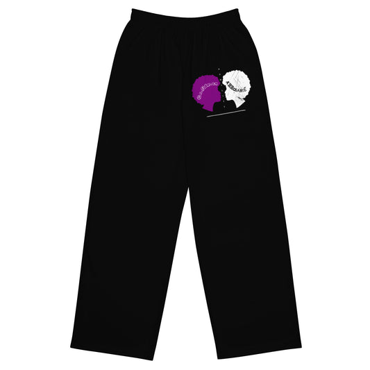 All-over print unisex wide-leg pants