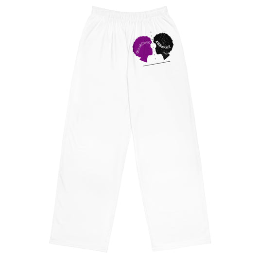 All-over print unisex wide-leg pants