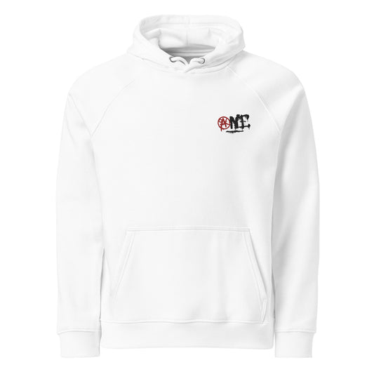 Unisex eco raglan hoodie